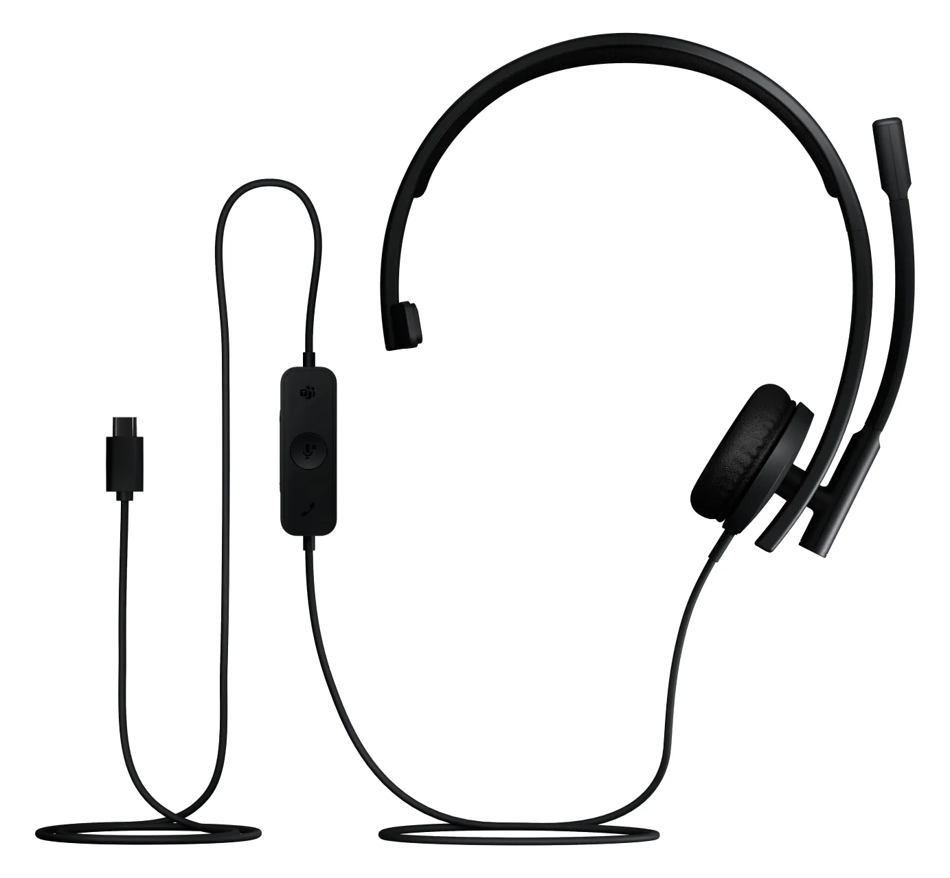 Logitech H570e - Headset - On-Ear monaural - kabelgebunden - USB-C, Ansicht 2