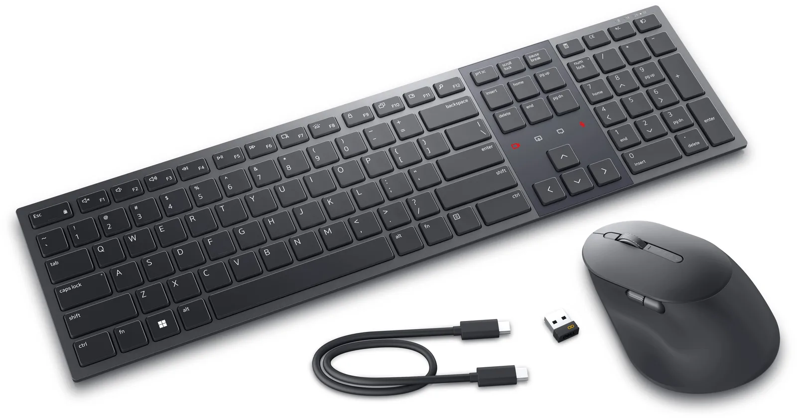 Dell Premier KM900 - Tastatur-und-Maus-Set - Zusammenarbeit - TL: Deutsch, QWERTZ, Ansicht 3