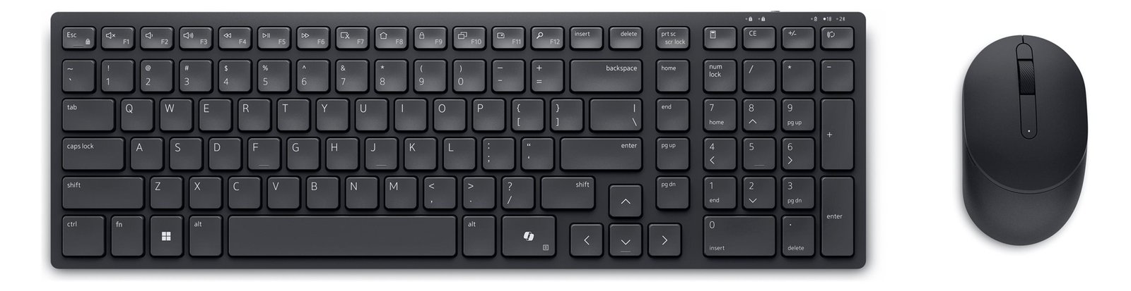 Dell Pro Compact Silent Keyboard and Mouse - KM555 - TL: US, QWERTY