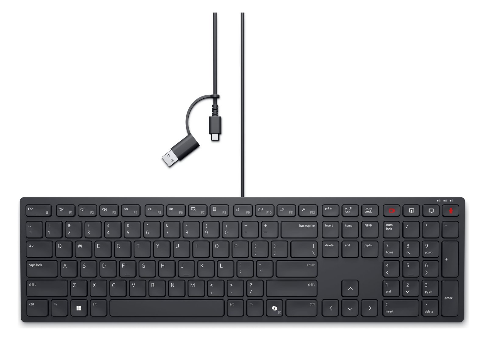 Dell Wired Collaboration Keyboard KB525C - Tastatur - TL: Deutsch, QWERTZ