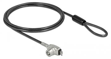 Delock 20691 - 1,5 m - Schlüssel - Stahl - Schwarz - Silber von LumaTech