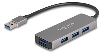 Delock 4 Port USB 3.2 Gen 1 Hub mit Typ-A Anschluss– Buchsen von LumaTech