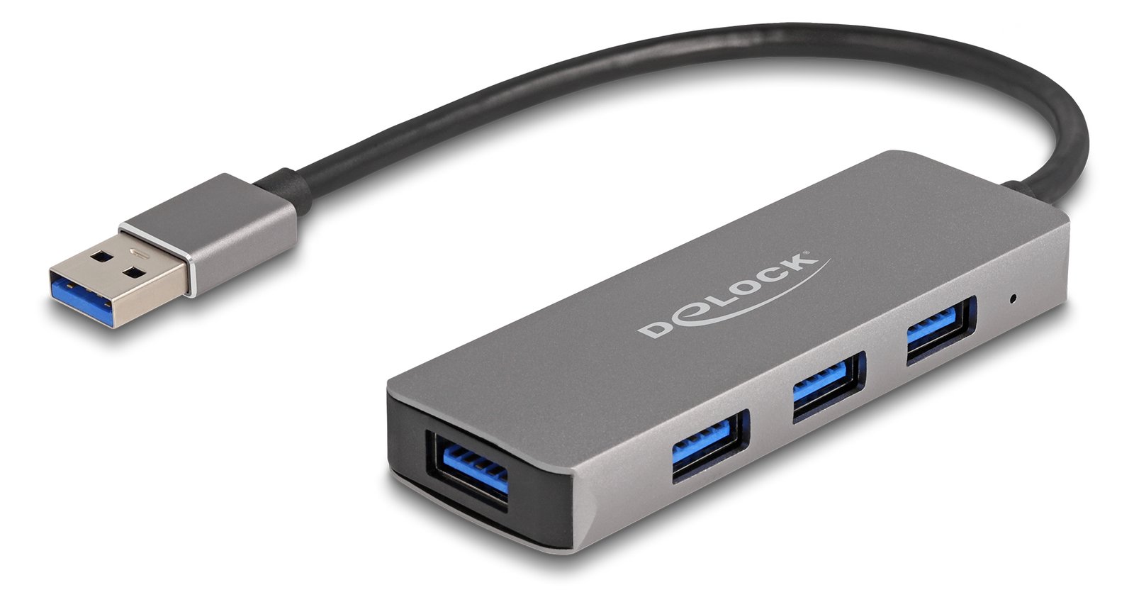 Delock 4 Port USB 3.2 Gen 1 Hub mit Typ-A Anschluss– Buchsen