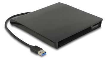 Delock 5.25 External Enclosure Slim SATA > USB 3.0 - Speichergehäuse - SATA - USB 3.2 (Gen 1) von LumaTech