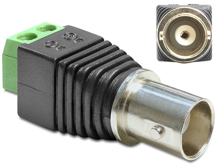 Delock Adapter BNC female > Terminal Block - Videoadapter von LumaTech