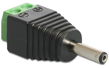 Delock Adapter DC 1.3 x 3.5 mm male > Terminal Block 2 pin von LumaTech