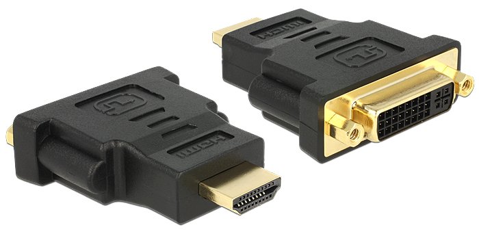 Delock Adapter HDMI male > DVI 24+5 pin female - Videoanschluß - DVI-I (W)