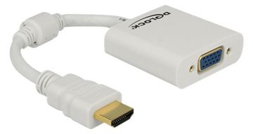 Delock Adapter HDMI-A Stecker > VGA Buchse - Videoadapter - HDMI männlich zu HD-15 (VGA) von LumaTech