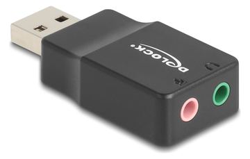 Delock Adapter USB-A auf Kopfhöreranschluss von LumaTech