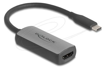 Delock Adapterkabel - 24 pin USB-C männlich zu HDMI weiblich - Grau - 8K60Hz (7680 x 4320) von LumaTech
