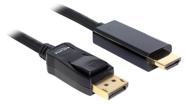 Delock Adapterkabel - DisplayPort männlich zu HDMI männlich