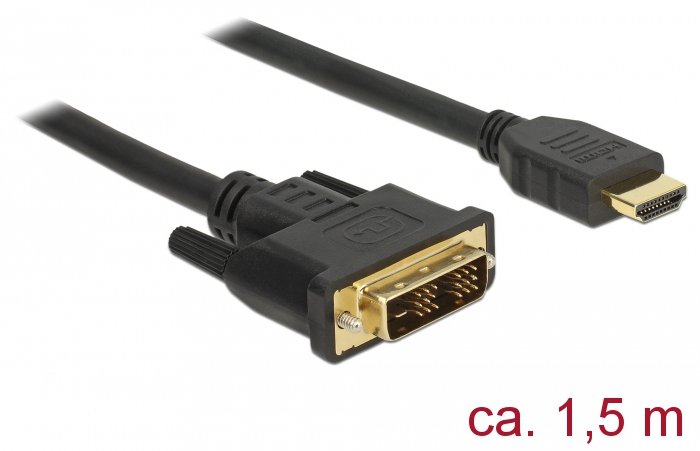 Delock Adapterkabel - DVI-D männlich bis HDMI männlich
