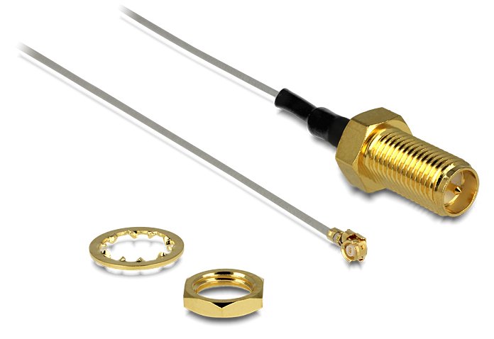 Delock Antennenkabel - RP-SMA (M) zu I-PEX (M) von LumaTech