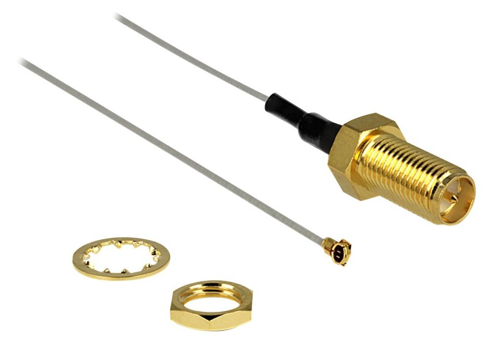 Delock Antennenkabel - RP-SMA (W) bis I-PEX (M) von LumaTech
