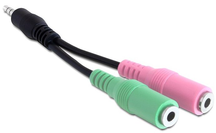 Delock Audio-Adapter - mini-phone stereo 3.5 mm männlich zu mini-phone stereo 3.5 mm weiblich