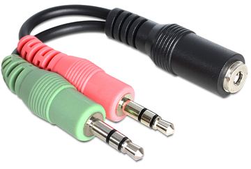 Delock Audio-Adapter - Stereo Mini-Klinkenstecker weiblich bis Stereo Mini-Klinkenstecker männlich von LumaTech