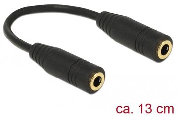 Delock Audiokoppler - 4-poliger Mini-Stecker weiblich zu 4-poliger Mini-Stecker weiblich von LumaTech