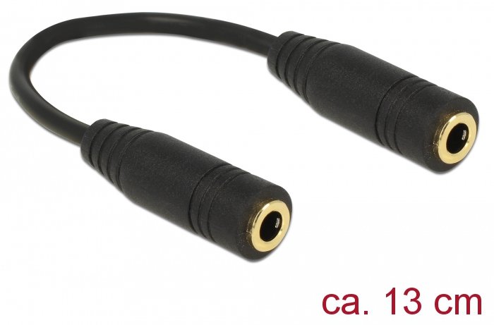 Delock Audiokoppler - 4-poliger Mini-Stecker weiblich zu 4-poliger Mini-Stecker weiblich von LumaTech