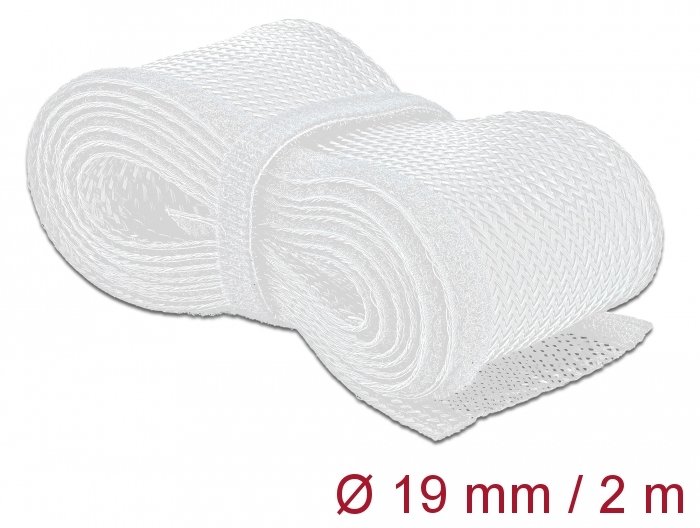Delock Braided Sleeving with Hook-and-Loop Fastener