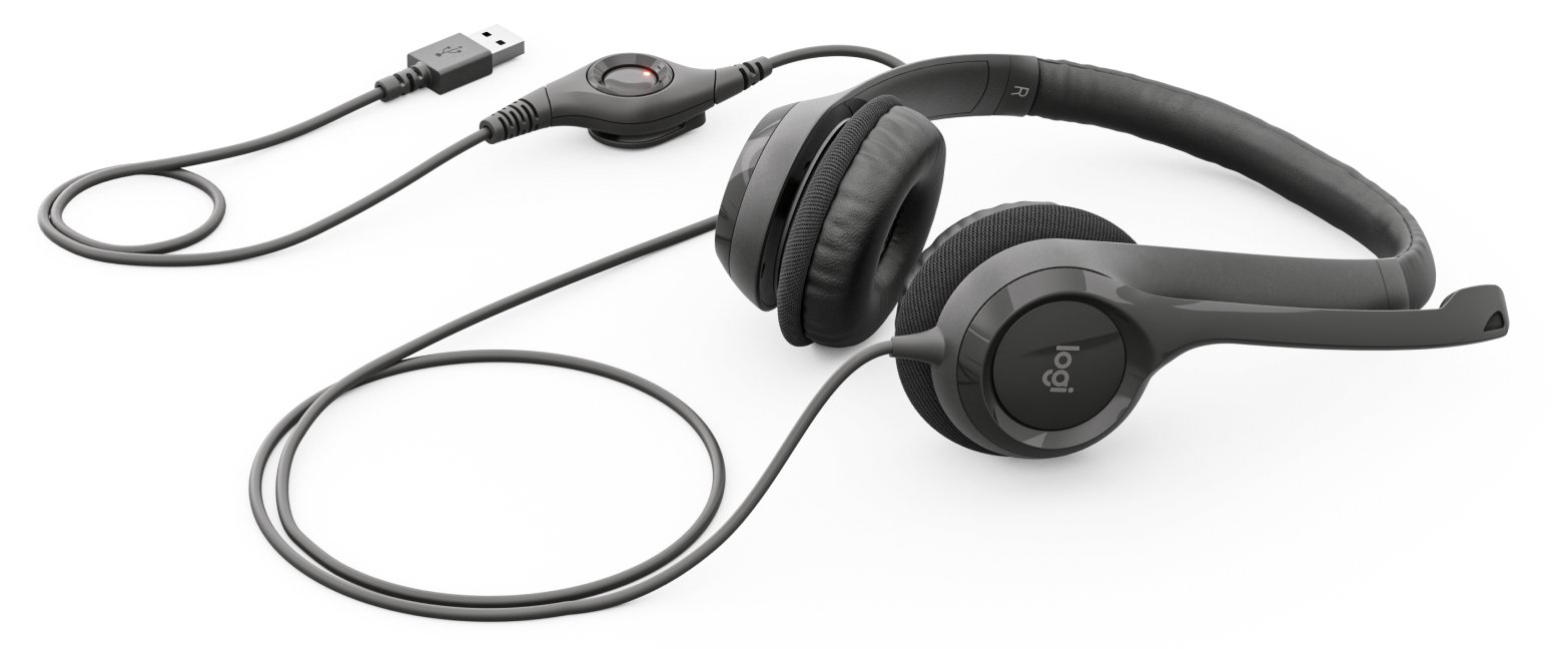 Logitech USB Headset H390 - Headset - ohrumschließend
