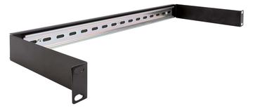 Delock DIN Schienenpanel - Rack montierbar - Schwarz - 1U - 48.3 cm (19) von LumaTech