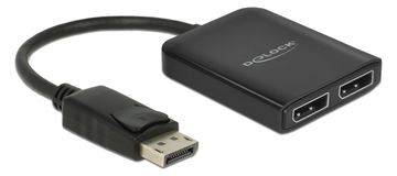 Delock DisplayPort 1.4 Splitter 1 x DisplayPort to 2 x DisplayPort MST von LumaTech