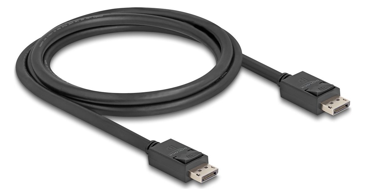 Delock DisplayPort Kabel 16K 60 Hz 80 Gbps 1.8 m - Kabel - Digital/Display/Video von LumaTech