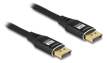 Delock DisplayPort Kabel 8K 60 Hz 2 m schwarz Metall von LumaTech