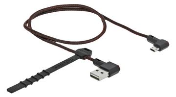 Delock Easy - USB-Kabel - USB (M) 90° abgeschrägt, umkehrbar zu Micro-USB Typ B (M) von LumaTech