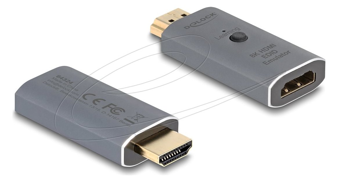 Delock EDID-Leser/Schreiber - HDMI - Anthrazit