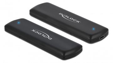 Delock External USB Type-C Combo Enclosure for M.2 NVMe PCIe or SATA SSD - Speichergehäuse - M.2 von LumaTech