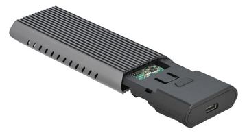 Delock External USB Type-C Combo Enclosure for M.2 NVMe PCIe or SATA SSD - Speichergehäuse - M.2 - M.2 NVMe Card von LumaTech