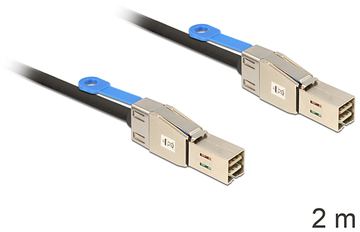 Delock Externes SAS-Kabel - SAS 12Gbit/s - 36-polig 4x Shielded Mini MultiLane (M) von LumaTech
