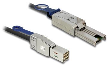 Delock Externes SAS-Kabel - SAS 6Gbit/s - 4x Shielded Mini MultiLane SAS (SFF-8088) von LumaTech