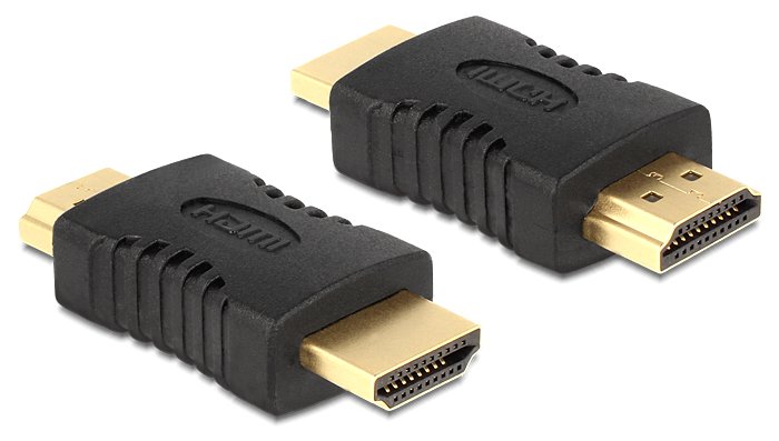 Delock HDMI Kupplung - HDMI (M) bis HDMI (M)