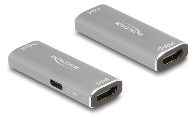 Delock HDMI Repeater 8K 60 Hz 20 m