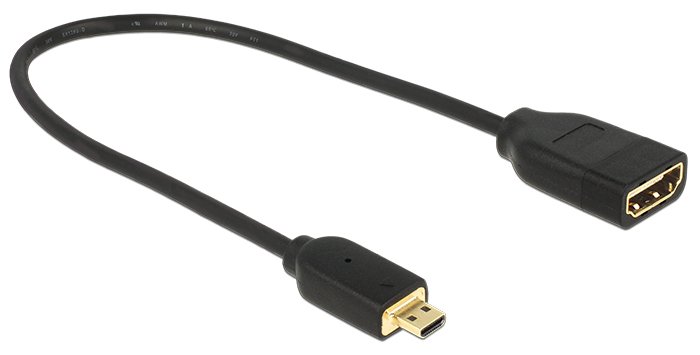 Delock HDMI-Adapter - HDMI (W) bis mikro HDMI (M)