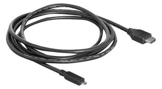 Delock HDMI-Kabel mit Ethernet - HDMI männlich zu mikro HDMI männlich