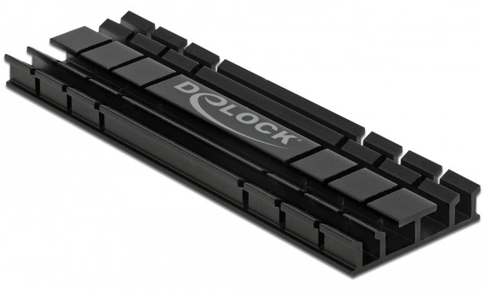 Delock Heat Sink flat 70 mm for M.2 module - Solid State Drive Kühlkörper