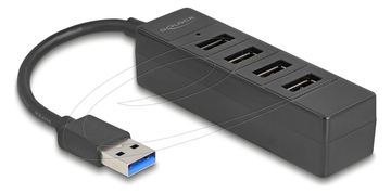 Delock Hub - 5 Gbps, USB-A - 4 x USB 3.2 Gen 1 von LumaTech