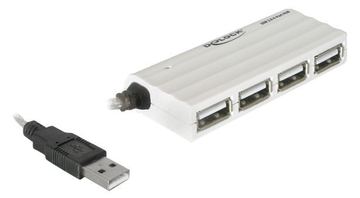 Delock HUB USB 2.0 - Hub - 4 x USB 2.0 - Desktop von LumaTech