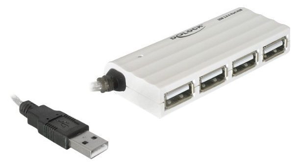 Delock HUB USB 2.0 - Hub - 4 x USB 2.0 - Desktop