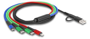 Delock Kabel nur zum Laden - USB, 24 pin USB-C männlich zu Micro-USB Typ B, Lightning, 24 pin USB-C männlich von LumaTech