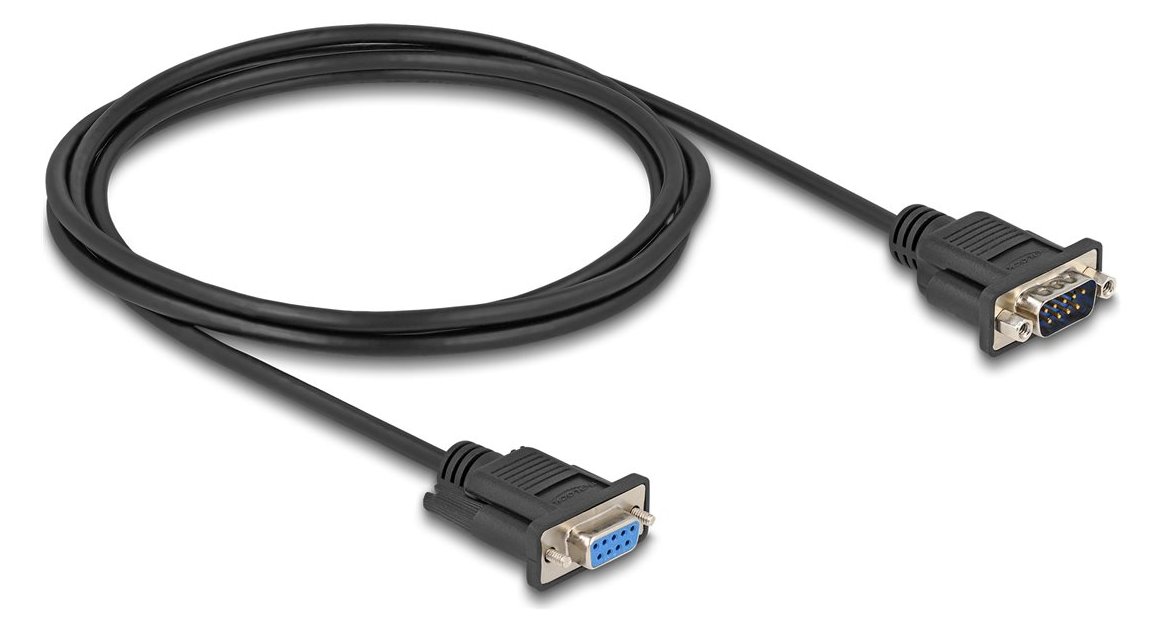 Delock Kabel seriell - DB-9 (M) zu DB-9 (W) von LumaTech