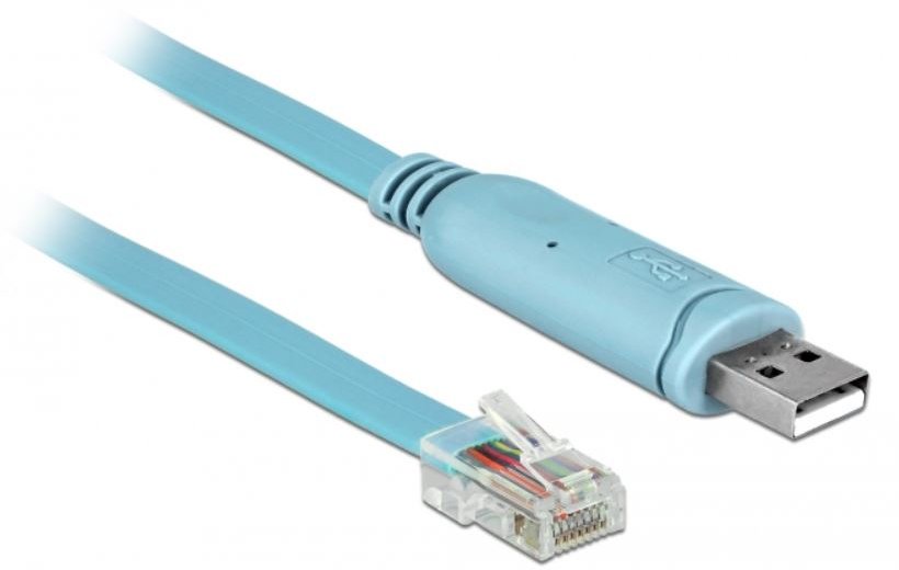 Delock Kabel seriell - USB (M) zu RJ-45 (M)
