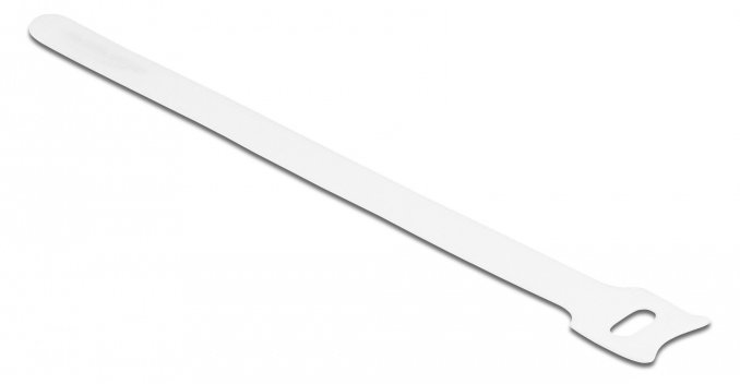 Delock Kabelbinder - 20 cm - weiß (Packung