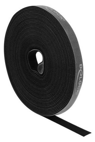 Delock Kabelbinderrolle - 10 m - Schwarz
