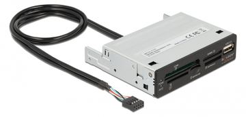 Delock Kartenleser - 8,9 cm (3,5 Zoll) (MS, MS PRO, MMC, MS Duo, xD, CF, microSD, microSDHC, microSDXC) von LumaTech