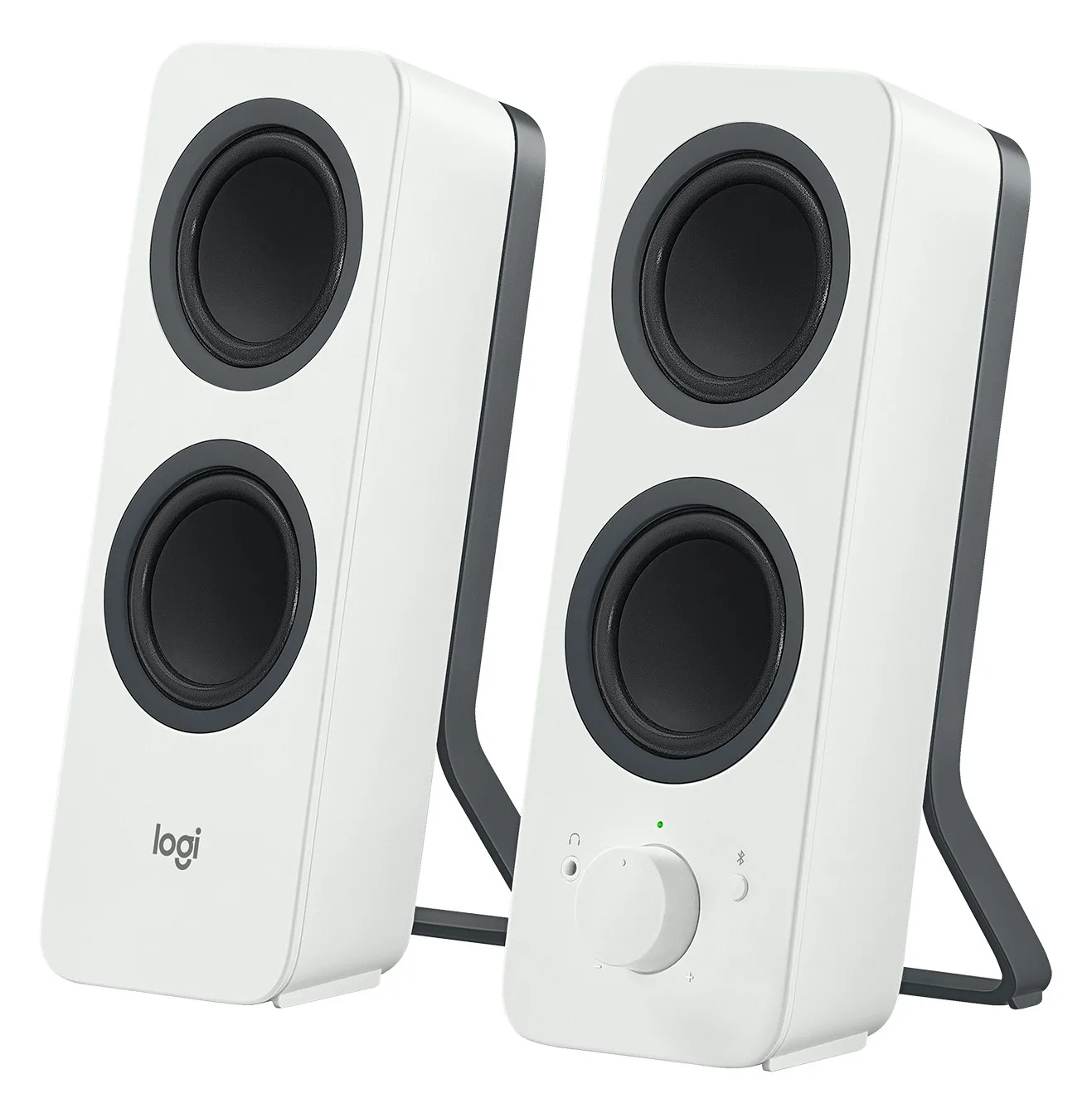 Logitech Z207 - Lautsprecher - für PC - 2.0-Kanal - kabellos - Bluetooth - 5 Watt (Gesamt) - Weiß, Ansicht 2