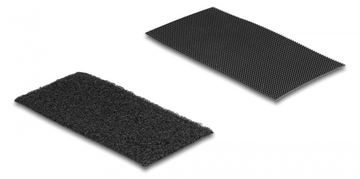Delock Klettverschluss-Pad - Schwarz (Packung mit 10) von LumaTech